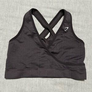 Gymshark Purple Cross-Back Sports Bra